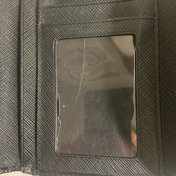 Coach tri-fold black wallet - Picture 6 of 8